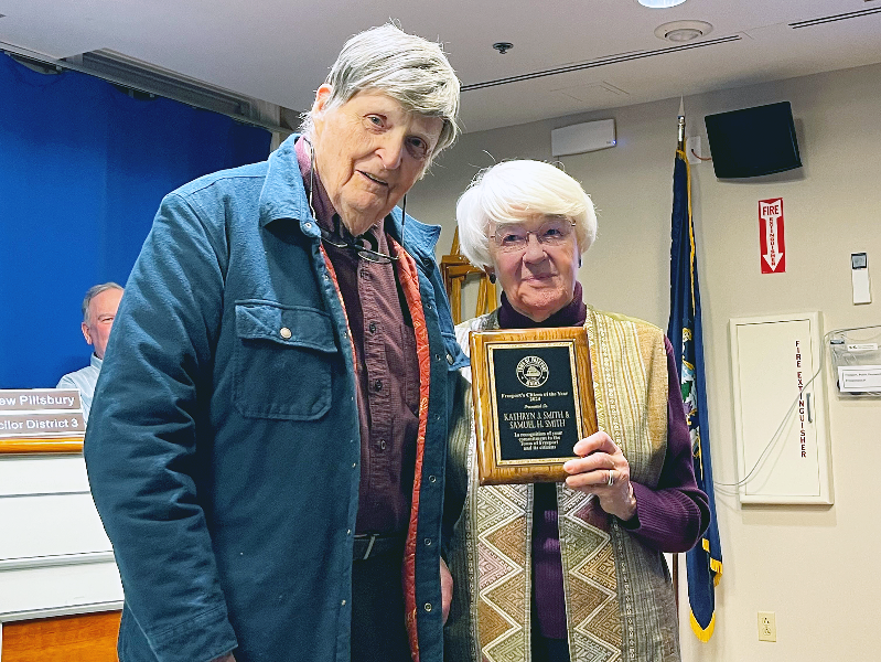 citizen of the year 2025 sam kathy smiling at camera